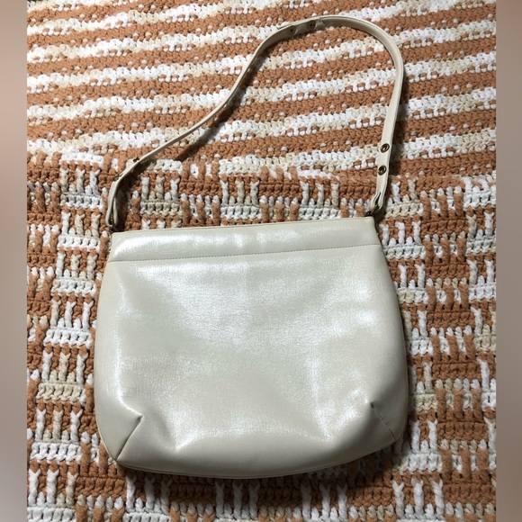Vintage Coblentz Original Cream Leather Shoulder Bag - Picture 1 of 10